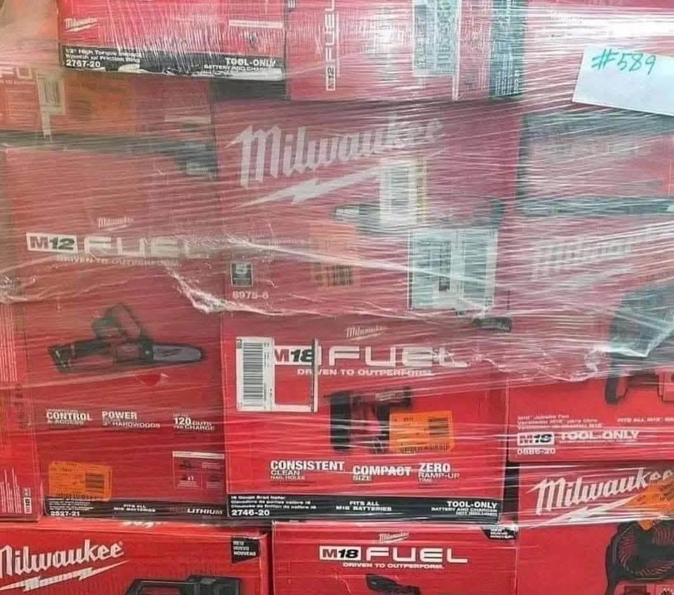 Milwaukee Tools Pallet – 120 Mixed Professional Tools - Image 5