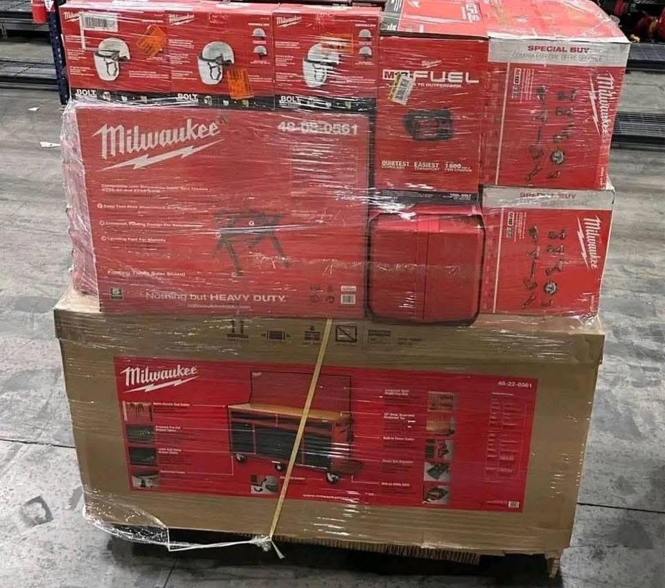 Milwaukee Tools Pallet – 120 Mixed Professional Tools - Image 4