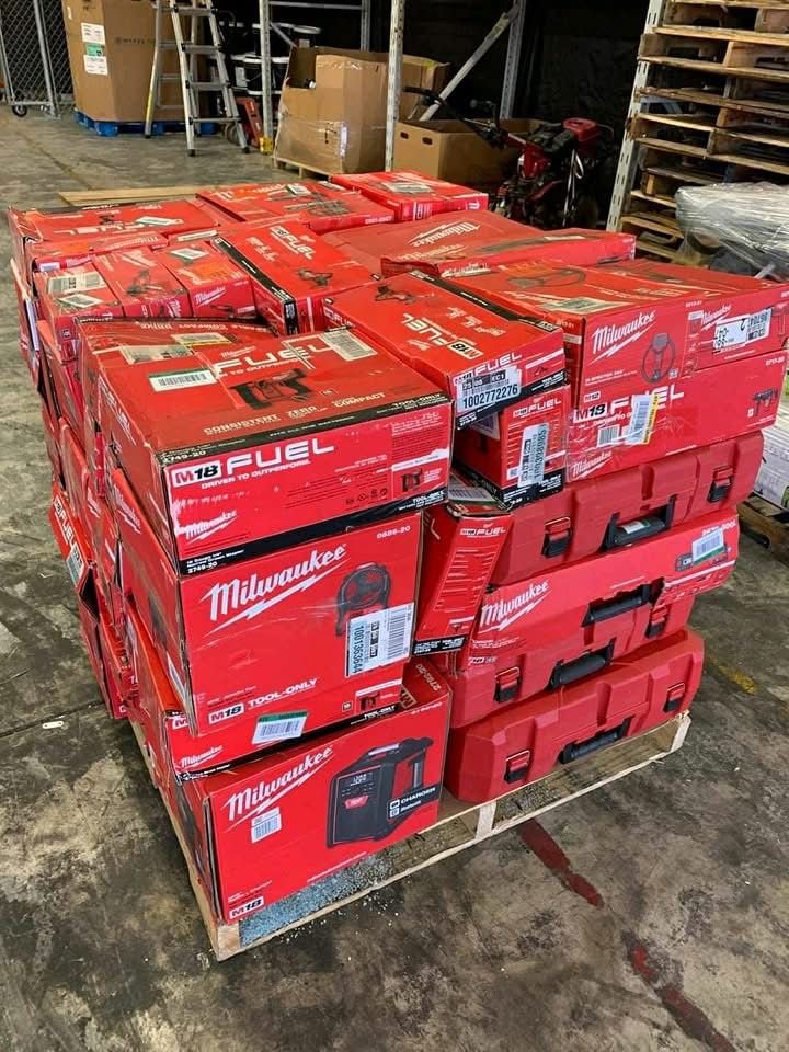 Milwaukee Tools Pallet – 120 Mixed Professional Tools - Image 6