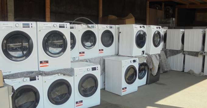 Washing machine pallet liquidation and Wholesale